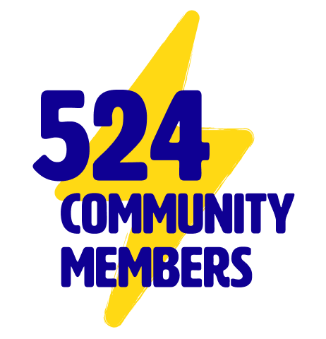 524 community members