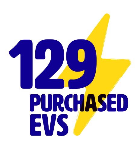 129 purchased EVs